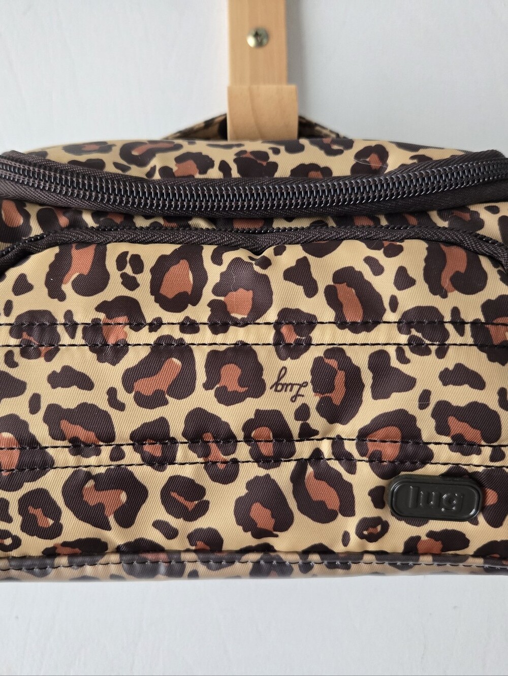 Lug Trolley Mini Cosmetic Case Leopard - Picture 3 of 5